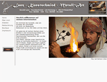 Tablet Screenshot of kunstschmied-lanz.de